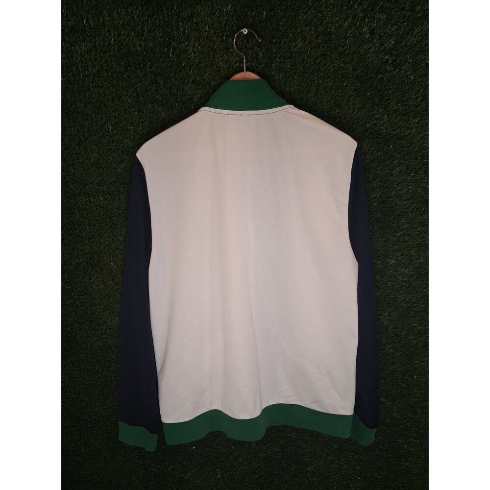 Lacoste Sport Colorblock Track Jacket Men's Size 5 L Navy White Green SH0860 - Picture 2 of 10